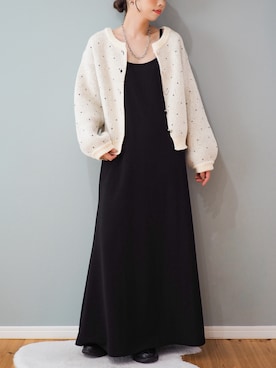 「Riberry（リベリー）のアイテム」を使った、まーこさん（レディース・164cm）の秋コーディネート