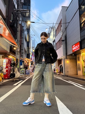 「DANKE SCHON（ダンケシェーン）のアイテム」を使った、mina さん（レディース・173cm）の夏コーディネート