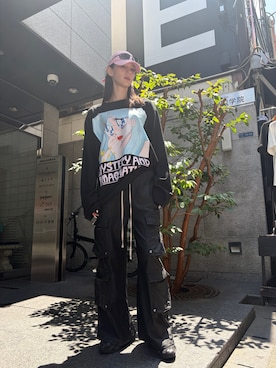 「DANKE SCHON（ダンケシェーン）のアイテム」を使った、mina さん（レディース・173cm）の夏コーディネート