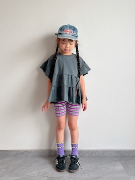 ふうさん（キッズ・110cm）の夏コーディネート