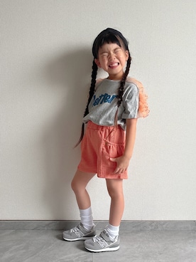 「アイテム（シューズ）」を使った、ふうさん（キッズ・110cm）の夏コーディネート