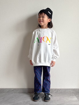 「アイテム（パンツ）」を使った、ふうさん（キッズ・110cm）の秋コーディネート