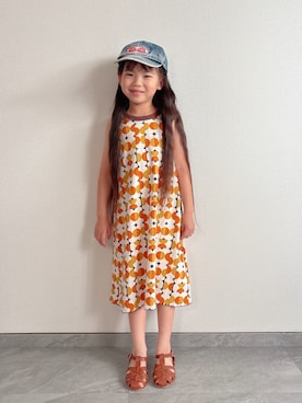 「BREEZE（ブリーズ）のアイテム」を使った、ふうさん（キッズ・110cm）の夏コーディネート