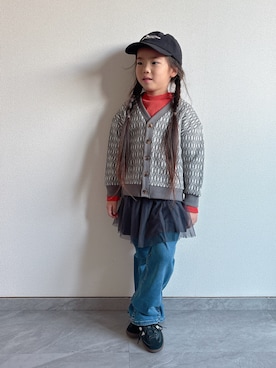 「アイテム（シューズ）」を使った、ふうさん（キッズ・110cm）の秋コーディネート