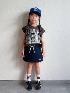 「アイテム（トップス）」を使った、ふうさん（キッズ・110cm）の夏コーディネート