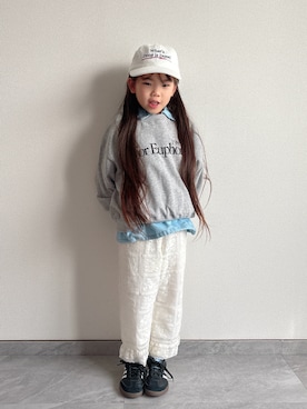 「MAKE YOUR DAY（メイクユアデイ）のアイテム」を使った、ふうさん（キッズ・110cm）の冬コーディネート