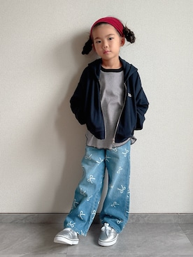 「アイテム（パンツ）」を使った、ふうさん（キッズ・110cm）の秋コーディネート