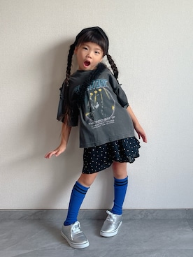 「アイテム（シューズ）」を使った、ふうさん（キッズ・110cm）の夏コーディネート