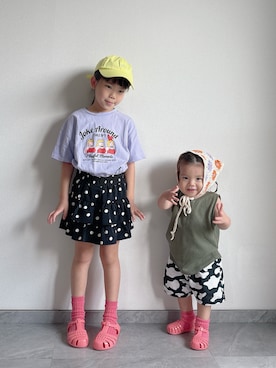 ふうさん(キッズ・110cm)の夏コーディネート