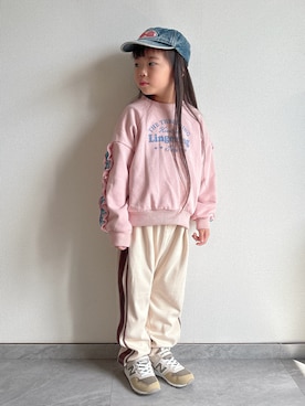 「アイテム（パンツ）」を使った、ふうさん（キッズ・110cm）の冬コーディネート