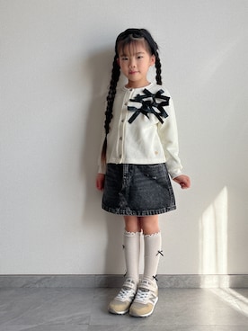 「MAKE YOUR DAY（メイクユアデイ）のアイテム」を使った、ふうさん（キッズ・110cm）の冬コーディネート