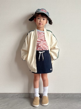 「アイテム（ジャケット/アウター）」を使った、ふうさん（キッズ・110cm）の秋コーディネート