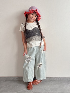 ふうさん(キッズ・110cm)の夏コーディネート