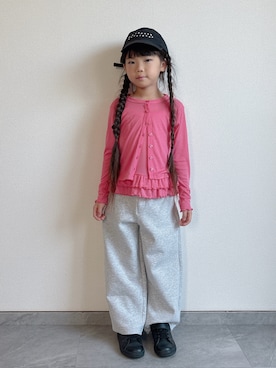 「アイテム（トップス）」を使った、ふうさん（キッズ・110cm）の夏コーディネート