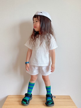 ふうさん（キッズ・90cm）の夏コーディネート