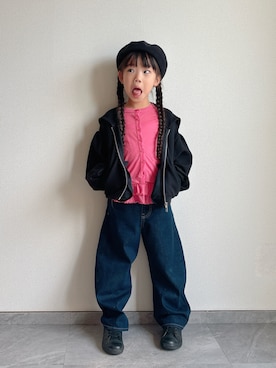 「アイテム（アンサンブル）」を使った、ふうさん（キッズ・110cm）の秋コーディネート
