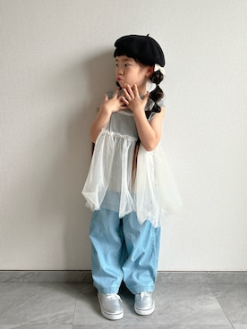 「アイテム（パンツ）」を使った、ふうさん（キッズ・110cm）の夏コーディネート
