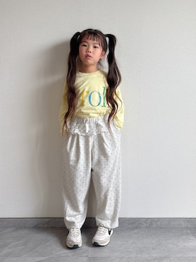 「アイテム（パンツ）」を使った、ふうさん（キッズ・110cm）の春コーディネート