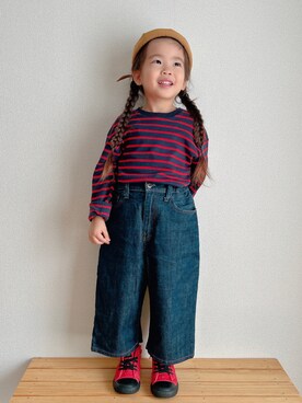 「アイテム（パンツ）」を使った、ふうさん（キッズ・100cm）の秋コーディネート