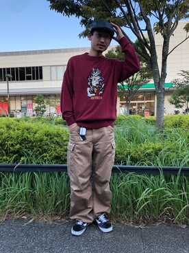 ニット セーターを使った テラスモール湘南 のメンズ人気ファッションコーディネート Wear