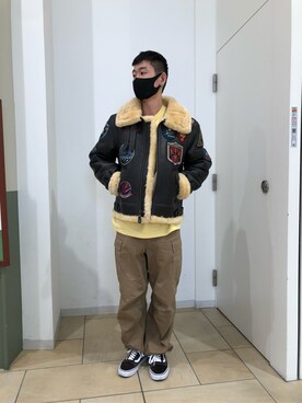 ムートンコート のメンズ人気ファッションコーディネート Wear