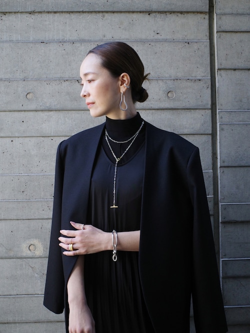アイソレーション　/ オーバルチェーン マンテルネックレス シルバー925 ISOLATION / アイソレーション】silver925 Oval Chain Necklace