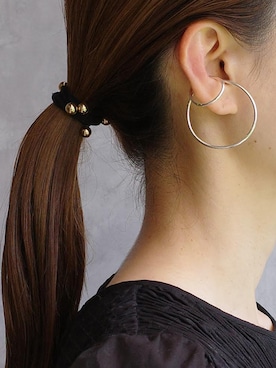 「アイテム（イヤーカフ）」を使った、ISOLATION JEWELRYさん（レディース・159cm）の夏コーディネート