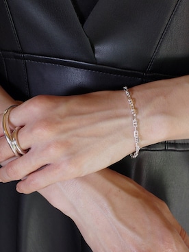 「ブレスレット」｜ISOLATION JEWELRYさん（レディース・159cm）の夏コーディネート