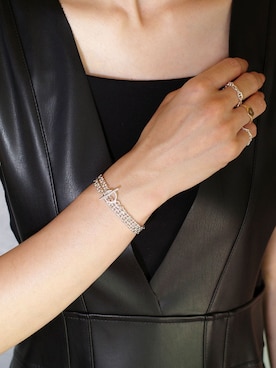 「ISOLATION（アイソレーション）のアイテム」を使った、ISOLATION JEWELRYさん（レディース・159cm）の秋コーディネート