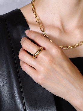 「モノトーン」｜ISOLATION JEWELRYさん（レディース・159cm）の夏コーディネート