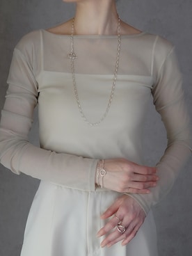 「ISOLATION（アイソレーション）のアイテム」を使った、ISOLATION JEWELRYさん（レディース・159cm）の春コーディネート