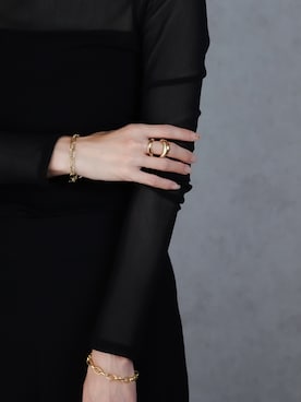 「ISOLATION（アイソレーション）のアイテム」を使った、ISOLATION JEWELRYさん（レディース・159cm）の春コーディネート