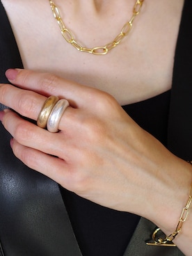 「アイテム（ブレスレット）」を使った、ISOLATION JEWELRYさん（レディース・159cm）の夏コーディネート