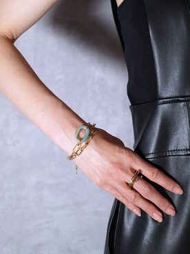 「CLED（クレド）のアイテム」を使った、ISOLATION JEWELRYさん（レディース・159cm）の夏コーディネート