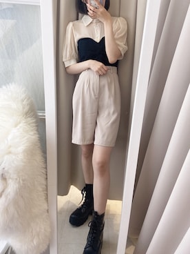 𝒩𝒶𝓃𝒶🐈さん（レディース・158cm）の夏コーディネート