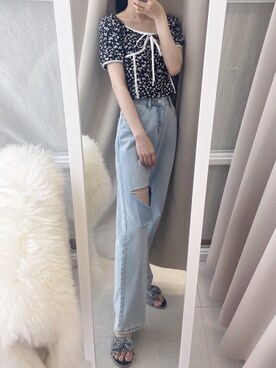 𝒩𝒶𝓃𝒶🐈さん（レディース・158cm）の夏コーディネート