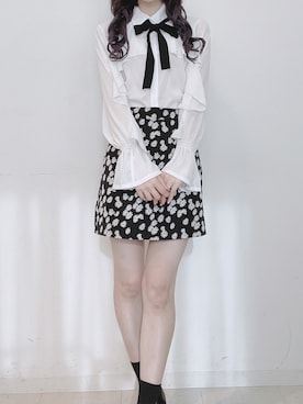 「titty＆Co. PETIT（ティティアンドコープティ）のアイテム」を使った、𝒩𝒶𝓃𝒶🐈さん（レディース・158cm）の冬コーディネート