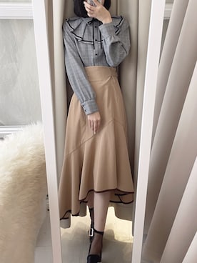 𝒩𝒶𝓃𝒶🐈さん（レディース・158cm）の秋コーディネート