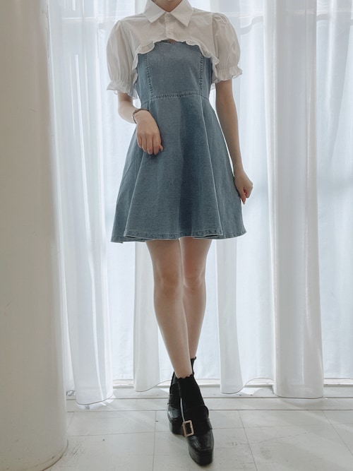 baby Dior デニムワンピースとTシャツセット 楽天市場】女の子 ベストワンピ デニム デニムワンピース 長袖T