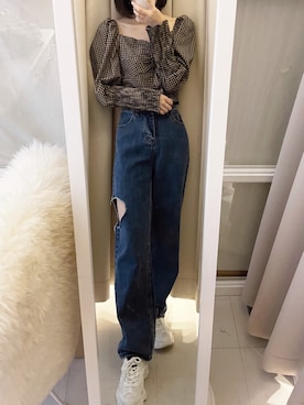 𝒩𝒶𝓃𝒶🐈さん（レディース・158cm）の秋コーディネート