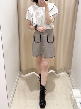 𝒩𝒶𝓃𝒶🐈さん（レディース・158cm）の夏コーディネート