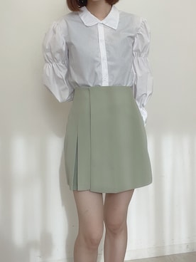 「titty＆Co. PETIT（ティティアンドコープティ）のアイテム（スカート）」を使った、𝒩𝒶𝓃𝒶🐈さん（レディース・158cm）の冬コーディネート