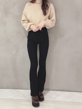 𝒩𝒶𝓃𝒶🐈さん（レディース・158cm）の冬コーディネート