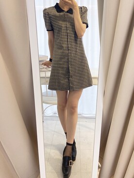 「titty＆Co. PETIT（ティティアンドコープティ）のアイテム」を使った、𝒩𝒶𝓃𝒶🐈さん（レディース・158cm）の夏コーディネート