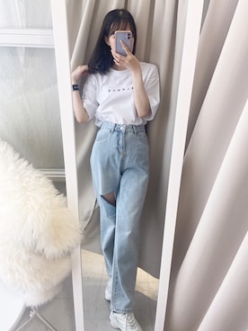 𝒩𝒶𝓃𝒶🐈さん（レディース・158cm）の夏コーディネート