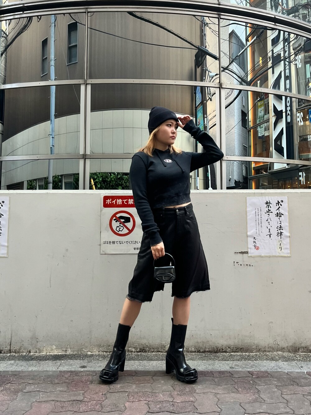 極美品 DIESEL スウェット パーカー ナイロン フード付き トレーナー
