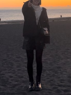 「MOUSSY（マウジー）のアイテム（ブーツ）」を使った、ようこさん（レディース・164cm）の冬コーディネート