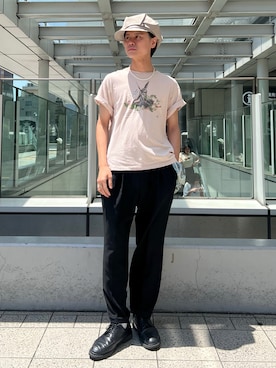 「arth（アース）のアイテム」を使った、RYOTAROさん（メンズ・173cm）の春コーディネート
