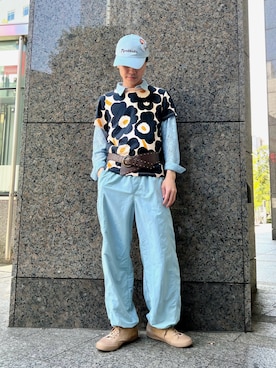 「マリメッコ」｜RYOTAROさん（メンズ・173cm）の春コーディネート