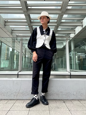「arth（アース）のアイテム」を使った、RYOTAROさん（メンズ・173cm）の春コーディネート